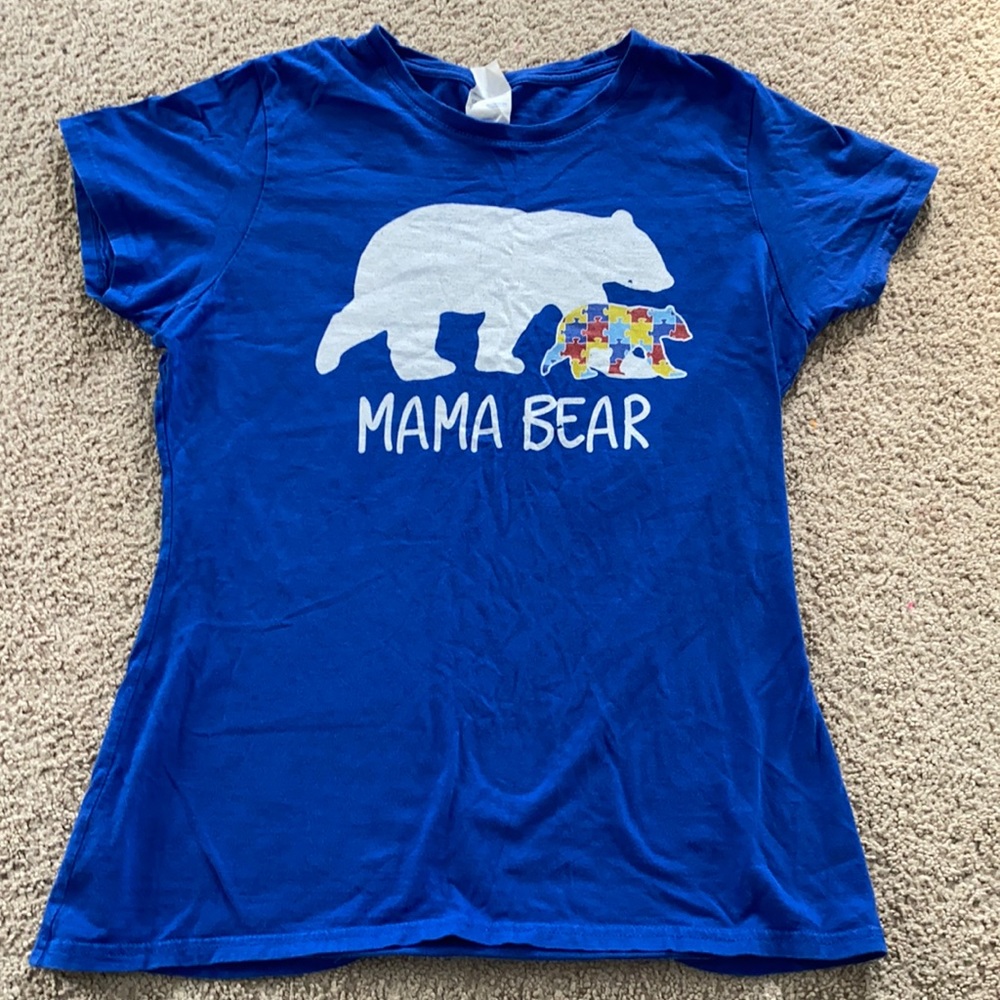 Mama bear autism shirt